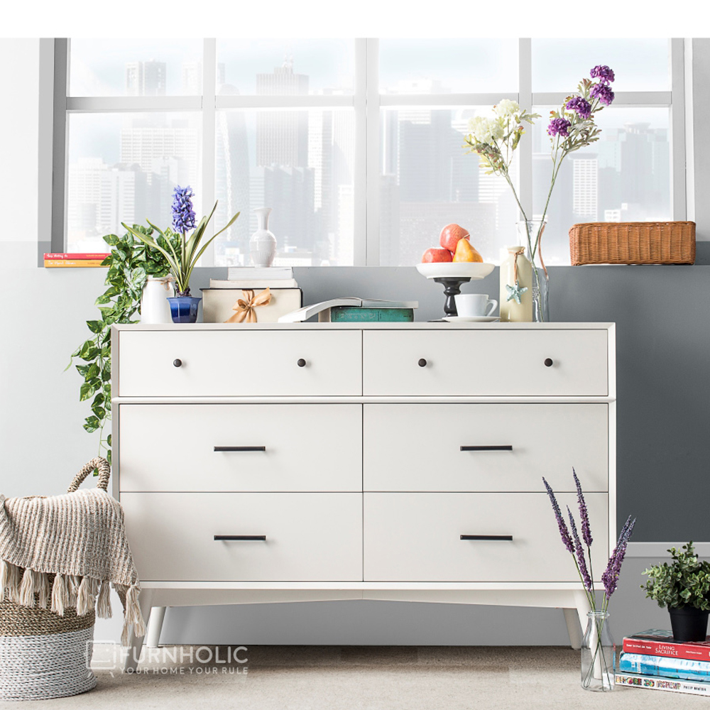 Maureen Wide Chest (Ivory)