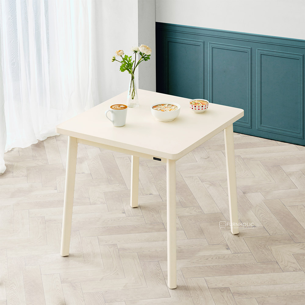 Bernard Dining Table 75 (Ivory)