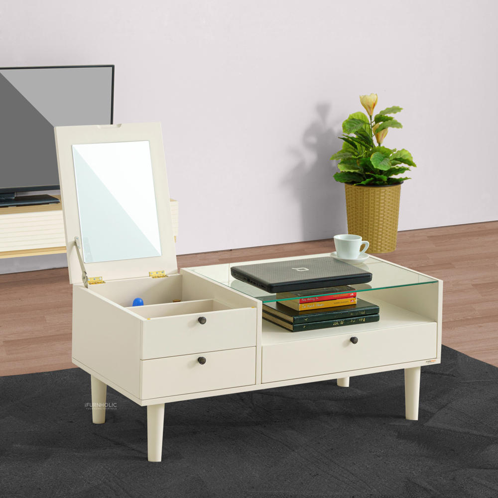 Kikyo Coffee Table (Ivory)