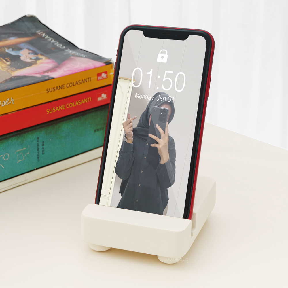 Domo Phone Stand (Ivory)
