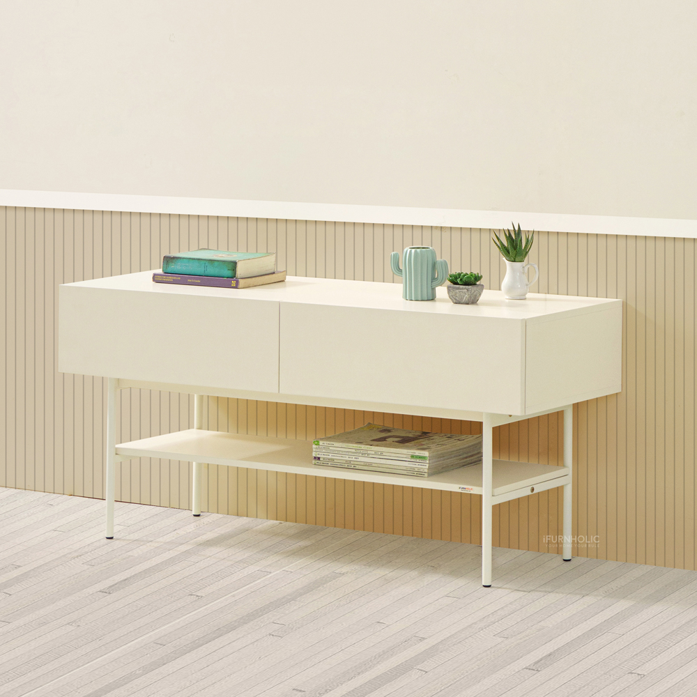 Karen TV Cabinet 120 (Ivory)