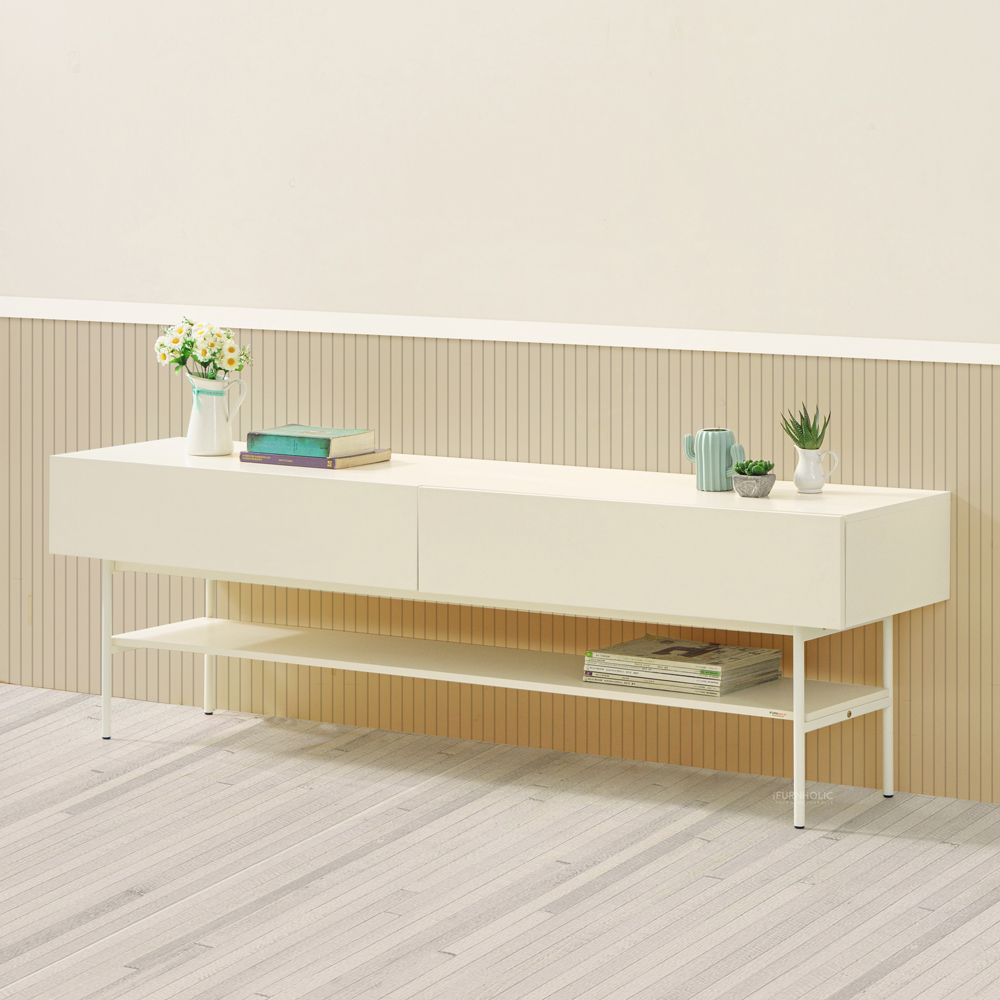 Karen TV Cabinet 180 (Ivory)