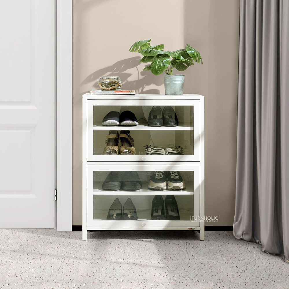 Siena Shoe Cabinet 2 (Ivory)
