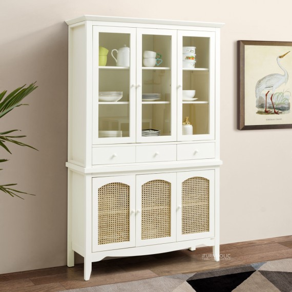 Kayla Dining Buffet High Ivory