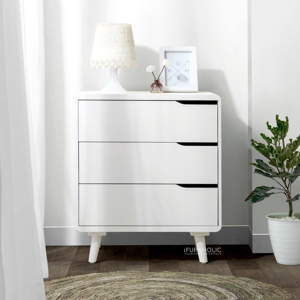 Hanover 3 Drawers (Ivory)