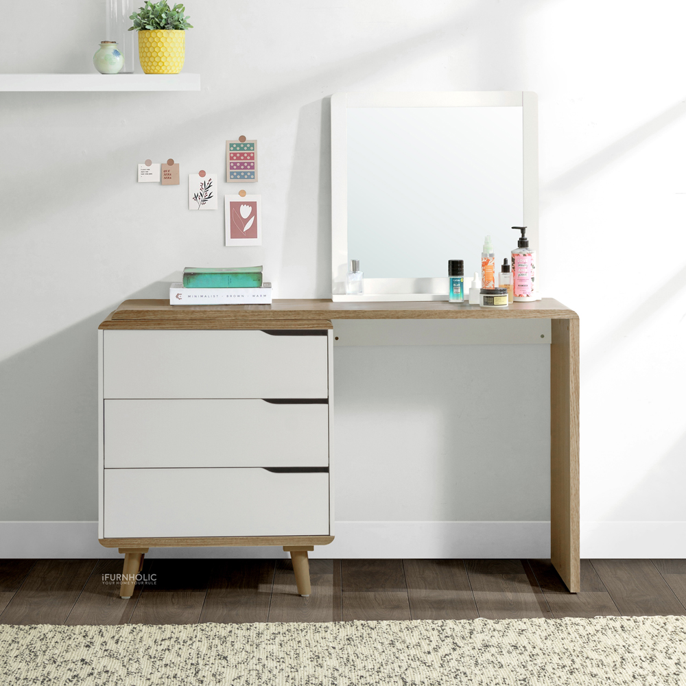 Hanover Multi Table (Ivory-Brown)