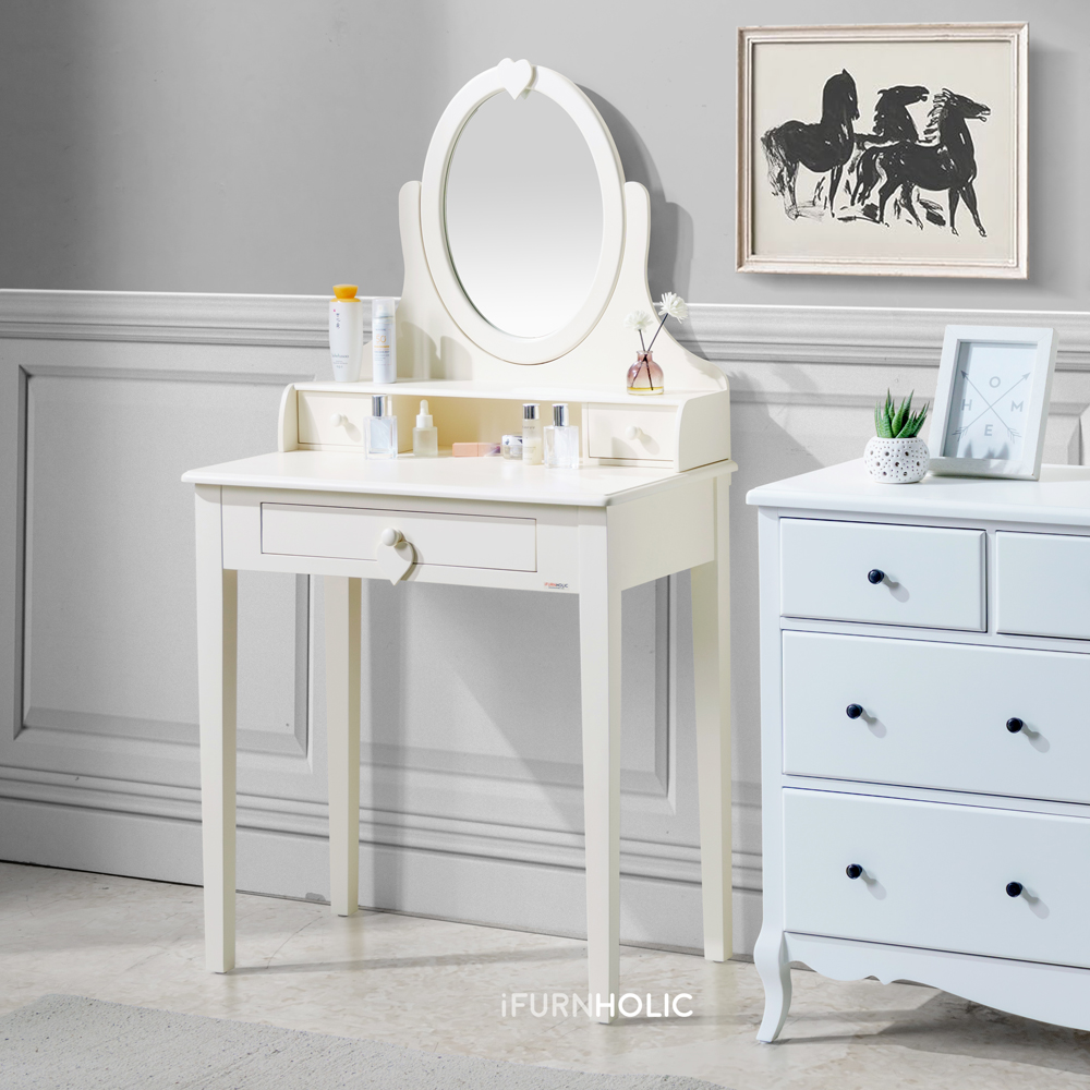 Eva Vanity Table (Ivory)
