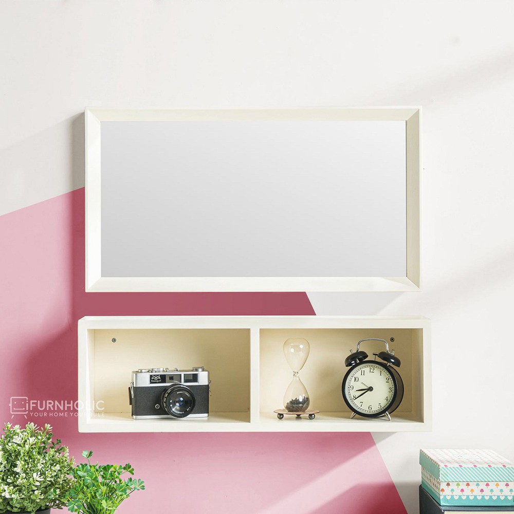 Mason Wall Organizer (Set of 2) (Ivory)