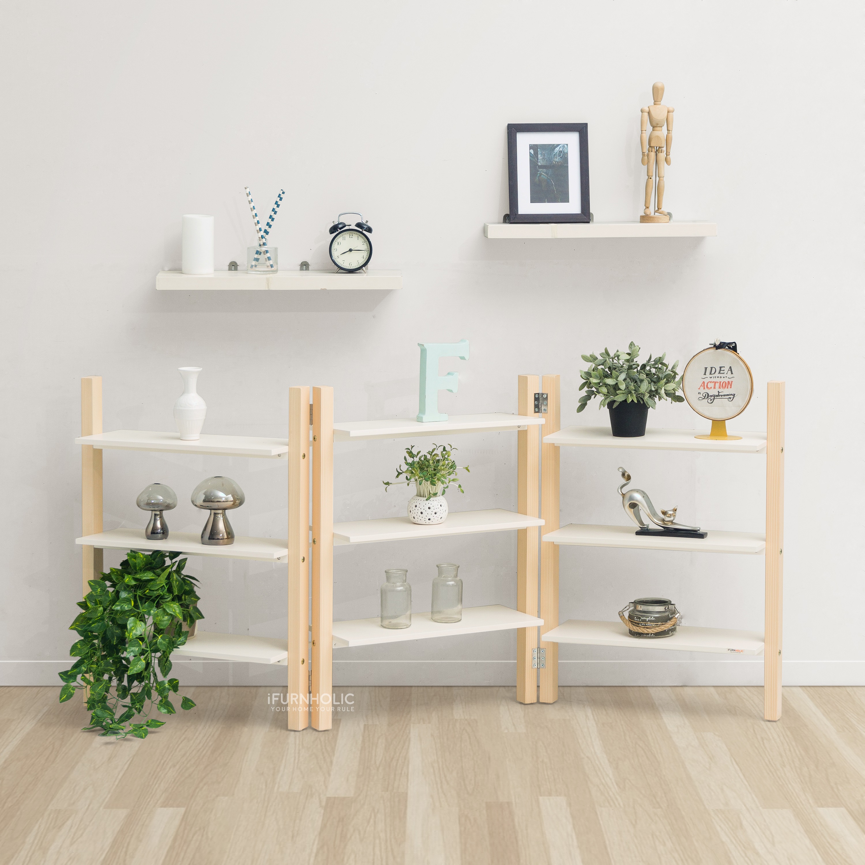 Diya Deco Rack (Ivory-Natural)