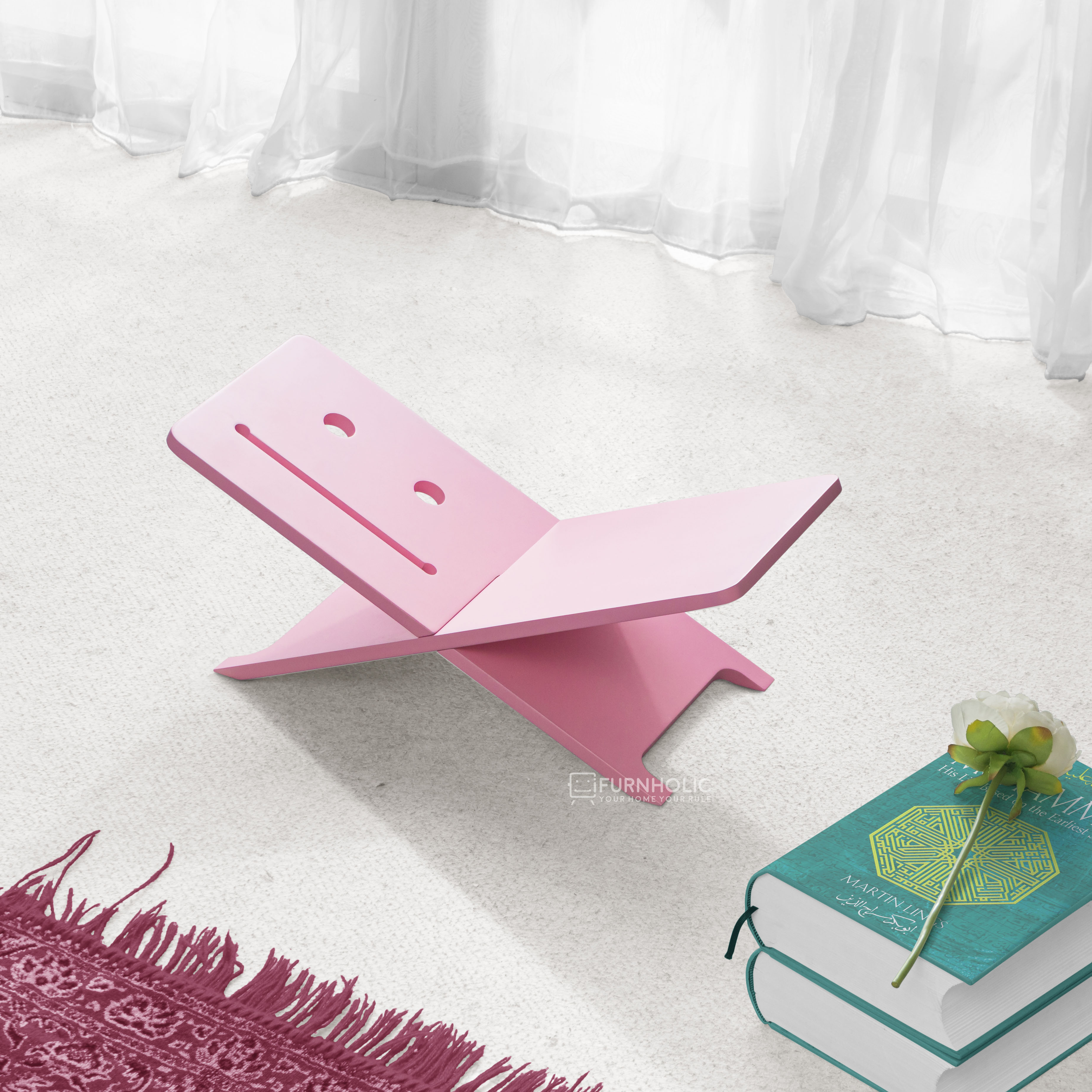 Macaron Rehal Table (Pink)