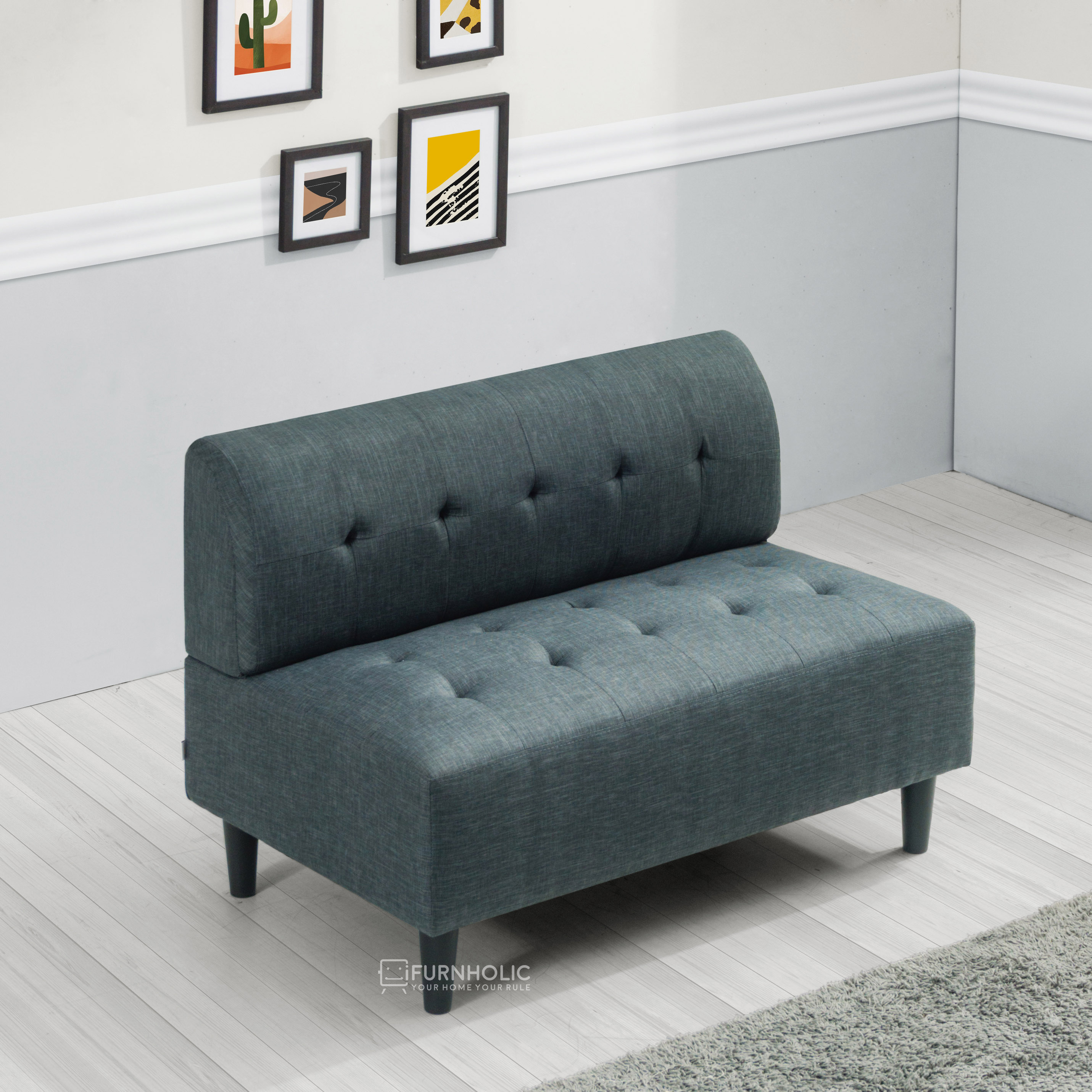 Marco Sofa 2 Dudukan (Abu-Abu Tua)